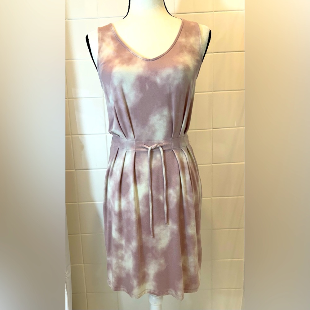 Express Tie-dyed Sleeveless Dress